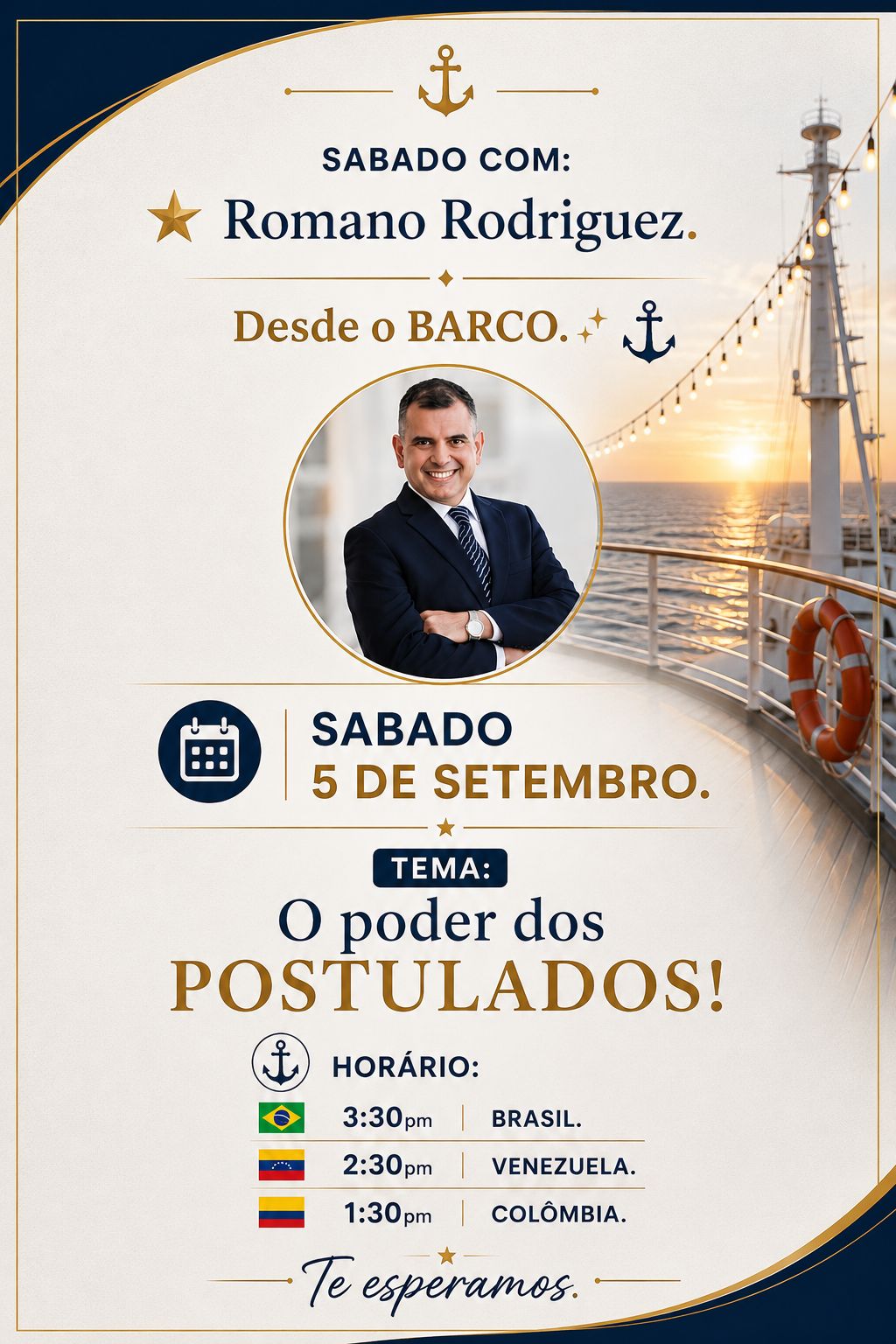 Banner Oficial Romano Rodriguez - O Poder dos Postulados